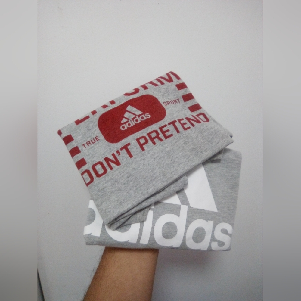 Adidas Grey Tshirt Sz 8 Bundle Of 2